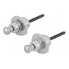 Warwick S-Style Security Lock System Set Chrome - 1 - Pasy, paski - Straplocki do paska gitarowego, 2 sztuki zestaw Schaller Sec Warwick S-Style Security Lock System Set Chrome - 1 - Pasy, paski - Straplocki do paska gitarowego, 2 sztuki zestaw Schaller Sec