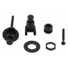 Warwick S-Style Security Lock System Set Black Straplock - 4 - Pasy, paski - Straplocki do paska gitarowego, 2 sztuki, zestaw Sc Warwick S-Style Security Lock System Set Black Straplock - 4 - Pasy, paski - Straplocki do paska gitarowego, 2 sztuki, zestaw Sc