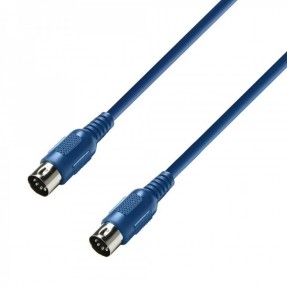Adam Hall K3MIDI0600BLU - kabel midi 6 m