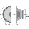 Monacor SPH-200KE Głośnik nisko-średniotonowy, 80W RMS Monacor SPH-200KE Głośnik nisko-średniotonowy, 80W RMS