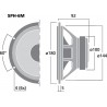 Monacor SPH-6M Głośnik niskotonowy, 60W RMS Monacor SPH-6M Głośnik niskotonowy, 60W RMS