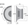 Monacor SP-17/4 Głośnik uniwersalny, 30W RMS