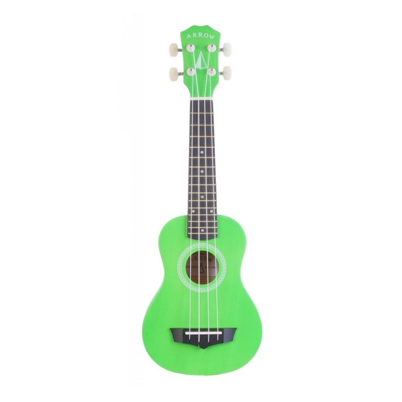 Arrow PB10 GR Green - ukulele sopranowe z pokrowcem