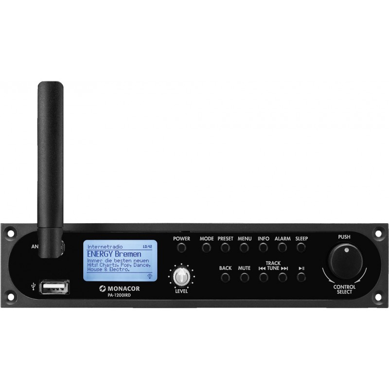 Monacor PA-1200IRD Moduł radia internetowego Monacor PA-1200IRD Moduł radia internetowego