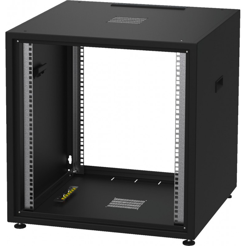 Monacor RACK-12S/SW Szafa rack 12U, na urządzenia 482mm (19")