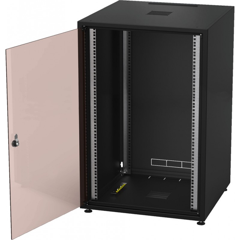 Monacor RACK-18GD/SW Szafa rack 18U, na urządzenia 482mm (19") Monacor RACK-18GD/SW Szafa rack 18U, na urządzenia 482mm (19")