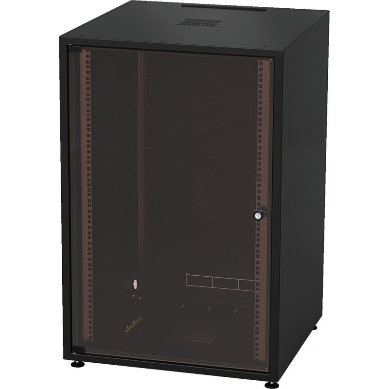Monacor RACK-18GD/SW Szafa rack 18U, na urządzenia 482mm (19") Monacor RACK-18GD/SW Szafa rack 18U, na urządzenia 482mm (19")