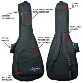 Ever Play 613C BK - Pokrowiec na gitarę klasyczną 3sls4