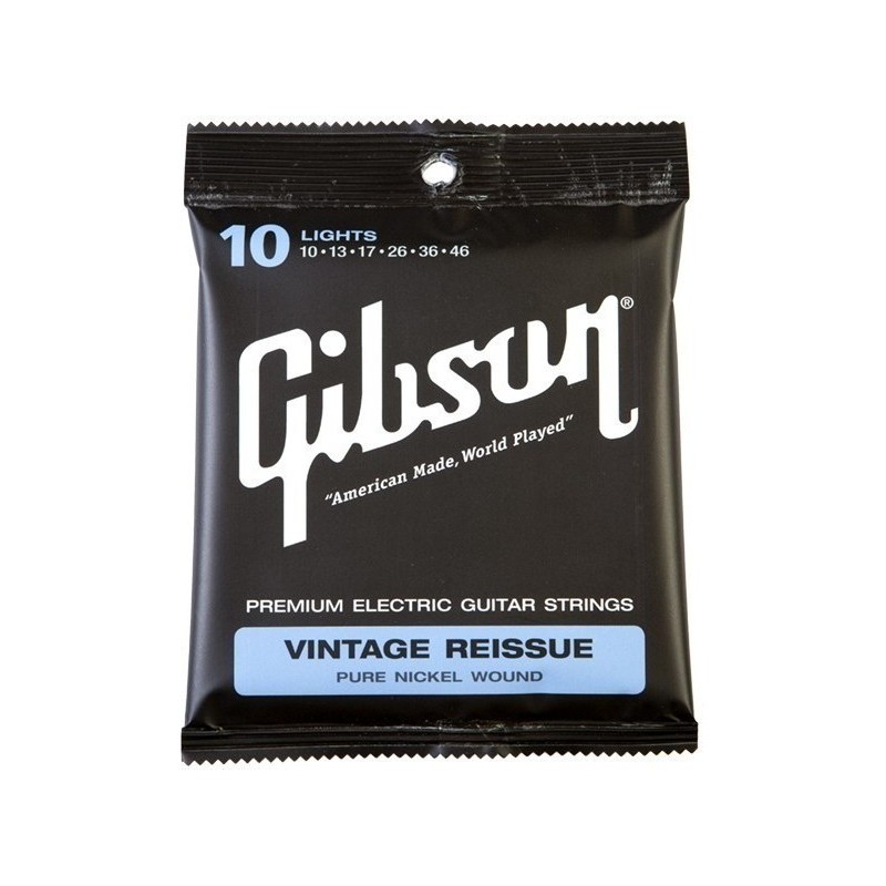 Gibson SEG-VR10 - struny do gitary elektrycznej 010-056