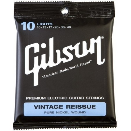 Gibson SEG-VR10 - struny do gitary elektrycznej 010-056
