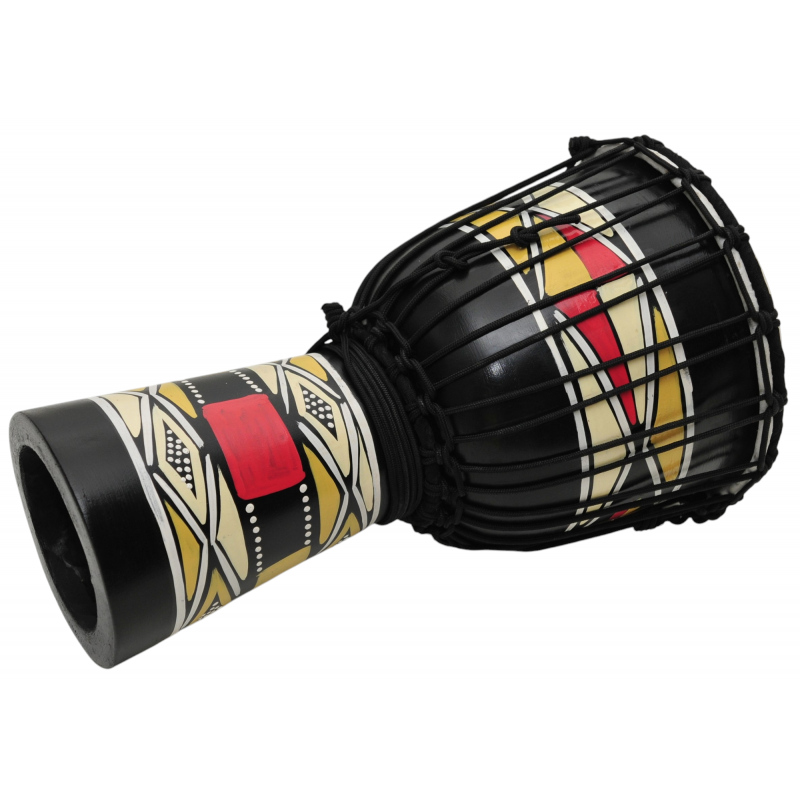 Ever Play DJ40ZP-M5 - Djembe 40 cm - 2 - Djembe - Djembe 40 cm (DJ40ZP-M5). Korpus wykonany z jednego kawałka drewna mahoniowego Ever Play DJ40ZP-M5 - Djembe 40 cm - 2 - Djembe - Djembe 40 cm (DJ40ZP-M5). Korpus wykonany z jednego kawałka drewna mahoniowego