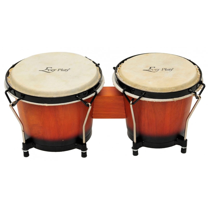 Ever play ZHB-SB - Bongosy Sunburst 6" - 7" - 2 - Bongosy - EVER PLAY ZHB-SB. Bongosy 6x7 sunburst. Kolor: podpalany. Korpus: dr