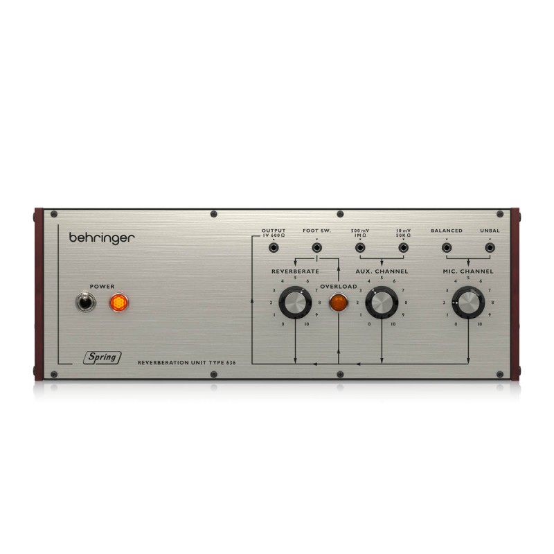 Behringer SPRING REVERBERATION 646 - Pogłos sprężynowy w formacie Eurorack - 1 - Procesory efektowe - Legendarny reverb Behringe