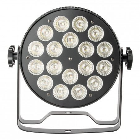 Flash LED PAR 64 18×12 RGBWA+UV FLAT - 1 - Strona główna - Flash LED PAR 64 18×12 RGBWA+UV FLAT