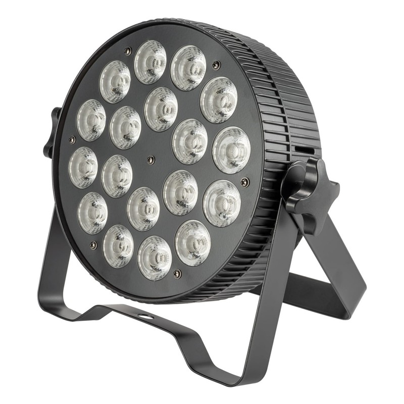 Flash LED PAR 64 18×12 RGBWA+UV FLAT - 2 - Strona główna - Flash LED PAR 64 18×12 RGBWA+UV FLAT