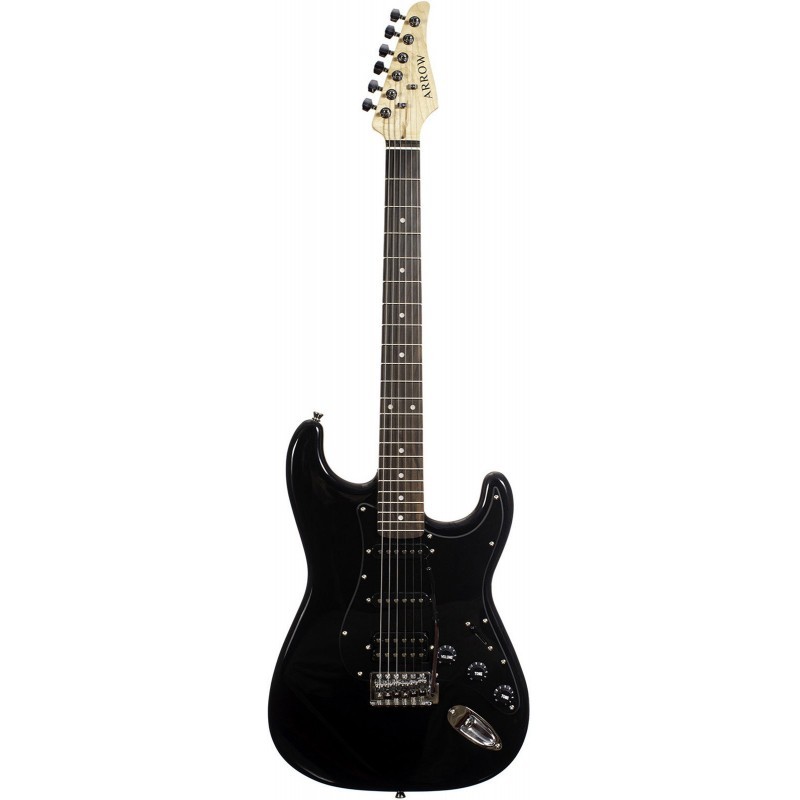 Gitara elektryczna Arrow ST 211 + wzmacniacz 12W + tuner + statyw w zestawie Gitara elektryczna Arrow ST 211 + wzmacniacz 12W + tuner + statyw w zestawie