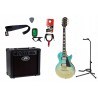 Gitara elektryczna Epiphone Les Paul Modern Figured + wzmacniacz 12W + tuner + statyw w zestawie Gitara elektryczna Epiphone Les Paul Modern Figured + wzmacniacz 12W + tuner + statyw w zestawie