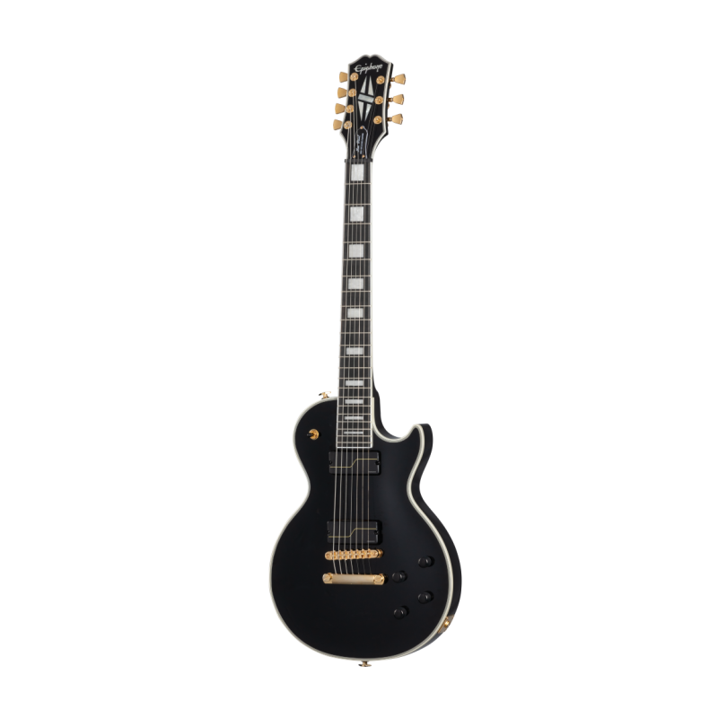 Gitara elektryczna Epiphone Matt Heafy Origins Les Paul Custom + wzmacniacz 12W + tuner + statyw w zestawie Gitara elektryczna Epiphone Matt Heafy Origins Les Paul Custom + wzmacniacz 12W + tuner + statyw w zestawie