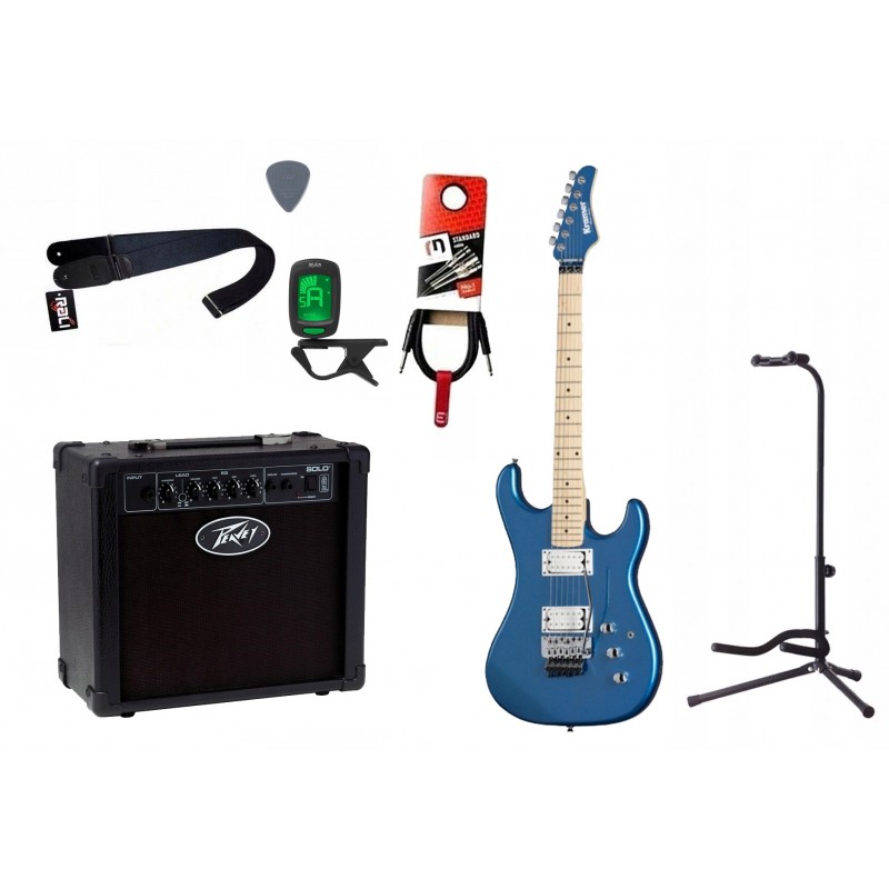 Gitara elektryczna Kramer Pacer Classic FR Special + wzmacniacz 12W + tuner + statyw w zestawie