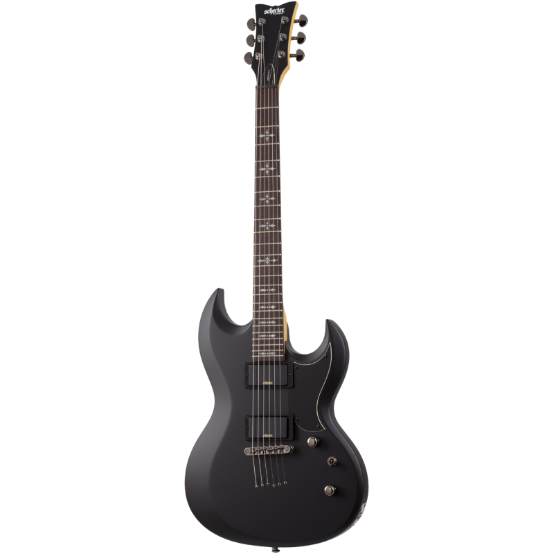 Gitara elektryczna Schecter Demon S-II + wzmacniacz 12W + tuner + statyw w zestawie