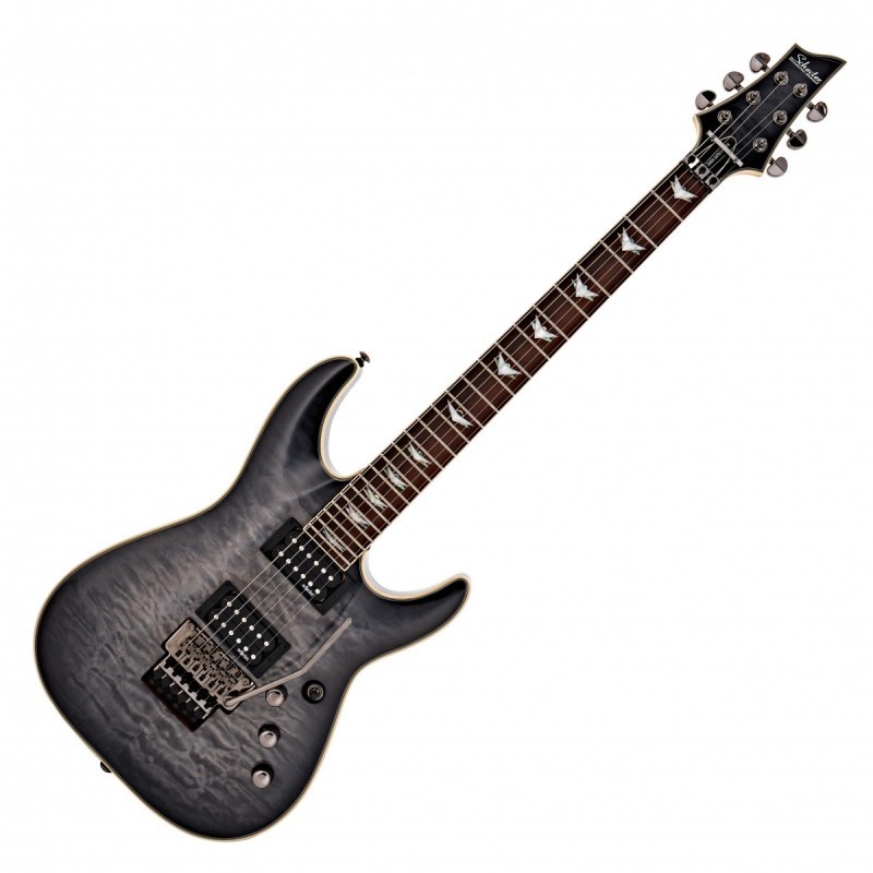 Gitara elektryczna Schecter Omen Extreme FR + wzmacniacz 12W + tuner + statyw w zestawie