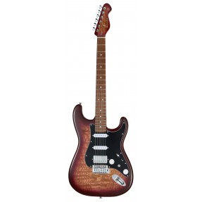 Mooer MSC20 Pro Guitar Amber Brown - Gitara elektryczna - 1 - Gitary elektryczne - Gitara elektryczna Mooer MSC20 Pro Guitar Amb