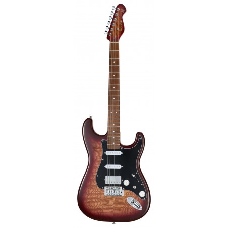 Mooer MSC20 Pro Guitar Amber Brown - Gitara elektryczna - 1 - Gitary elektryczne - Gitara elektryczna Mooer MSC20 Pro Guitar Amb