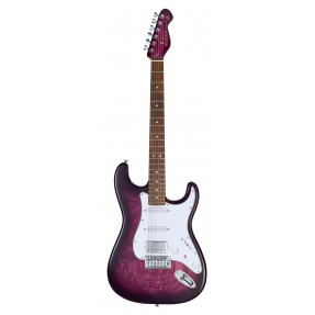 Mooer MSC20 Pro Guitar Prune Purple - Gitara elektryczna - 1 - Gitary elektryczne - Gitara elektryczna Mooer MSC20 Pro Guitar Pr