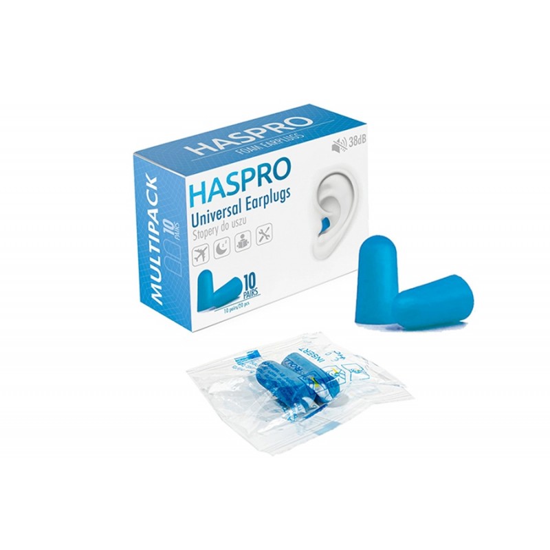 Haspro Multi10 - Stopery do uszu - niebieskie