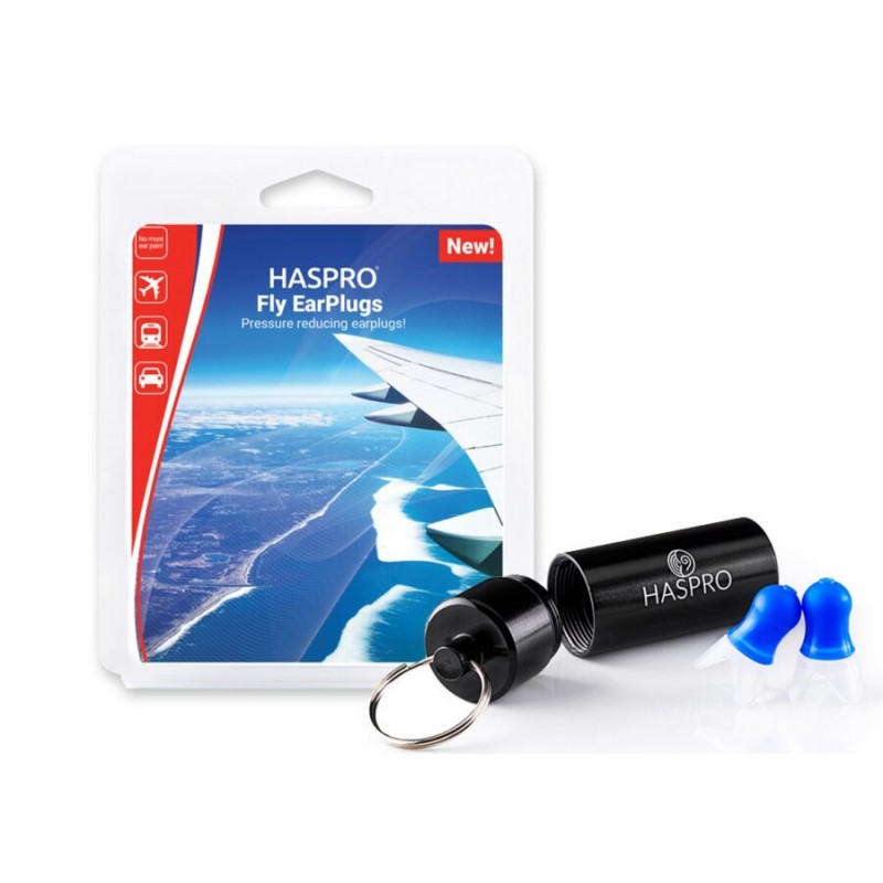 Haspro Fly Universal - Zatyczki do uszu do samolotu