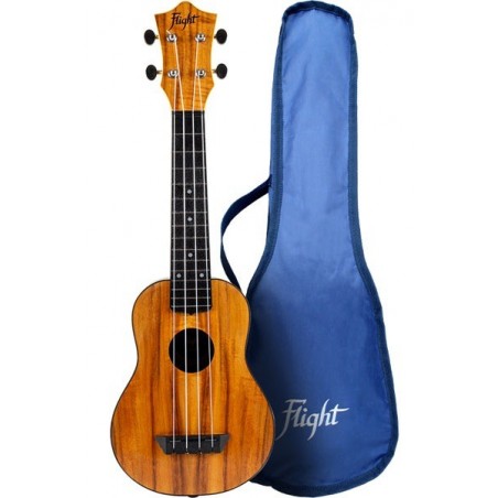 FLIGHT TUS55 ACACIA - ukulele sopranowe z pokrowcem