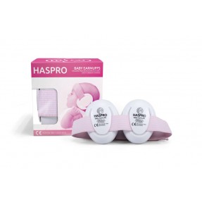 Haspro Baby Earmuffs Girl 0+ - Nauszniki ochronne dla niemowląt i małych dzieci