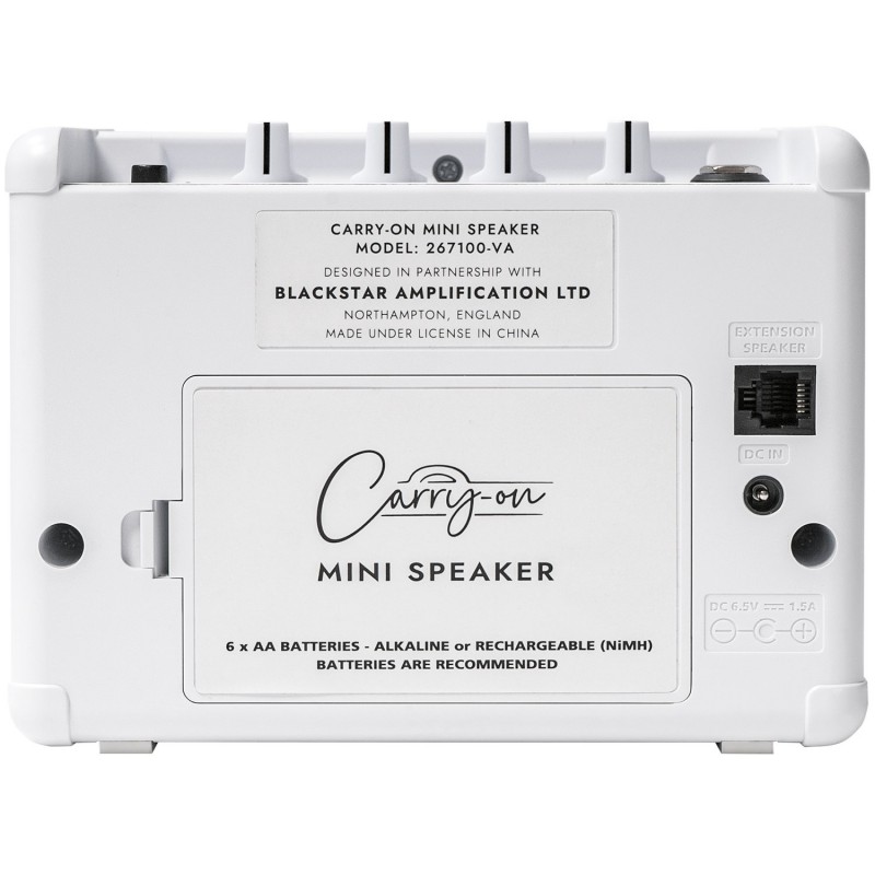 Blackstar Carry-On Mini Speaker - Wzmacniacz kompaktowy o mocy 3W Blackstar Carry-On Mini Speaker - Wzmacniacz kompaktowy o mocy 3W