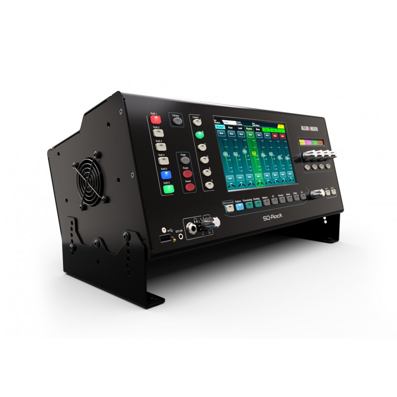 Allen & Heath SQ-Rack - mikser cyfrowy - 3 - Miksery cyfrowe - 48-kanałowy mikser cyfrowy, łączący rdzeń XCVI SQ o częstotliwośc