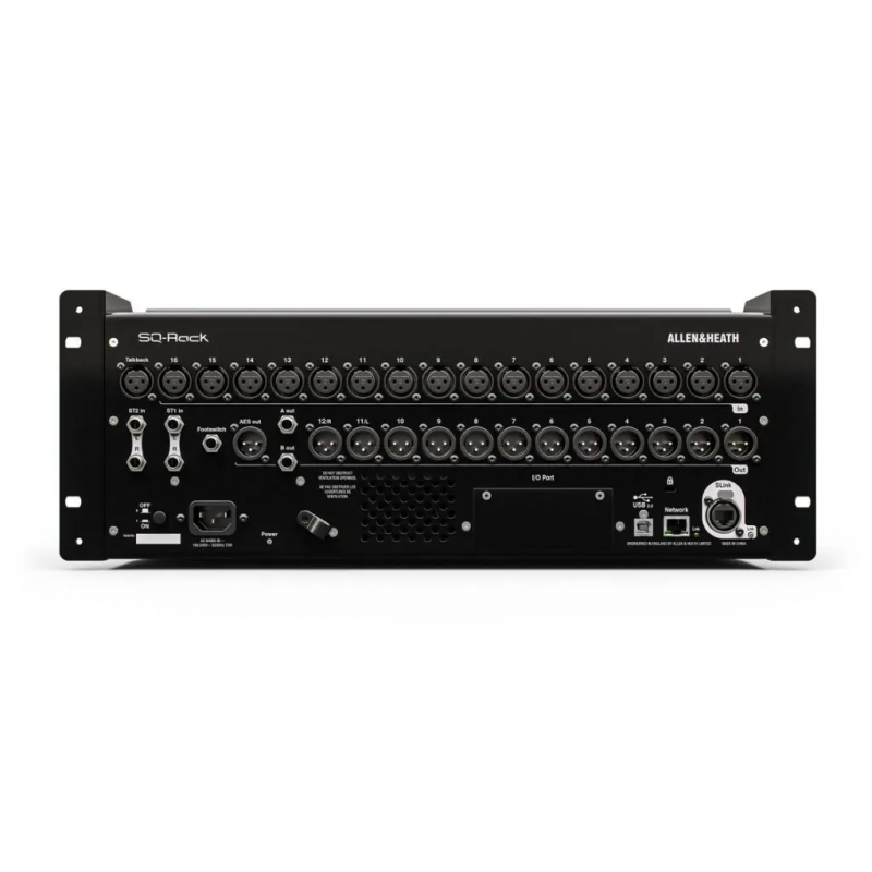 Allen & Heath SQ-Rack - mikser cyfrowy - 11 - Miksery cyfrowe - 48-kanałowy mikser cyfrowy, łączący rdzeń XCVI SQ o częstotliwoś