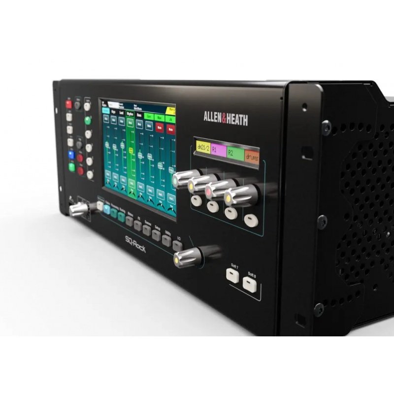 Allen & Heath SQ-Rack - mikser cyfrowy - 12 - Miksery cyfrowe - 48-kanałowy mikser cyfrowy, łączący rdzeń XCVI SQ o częstotliwoś