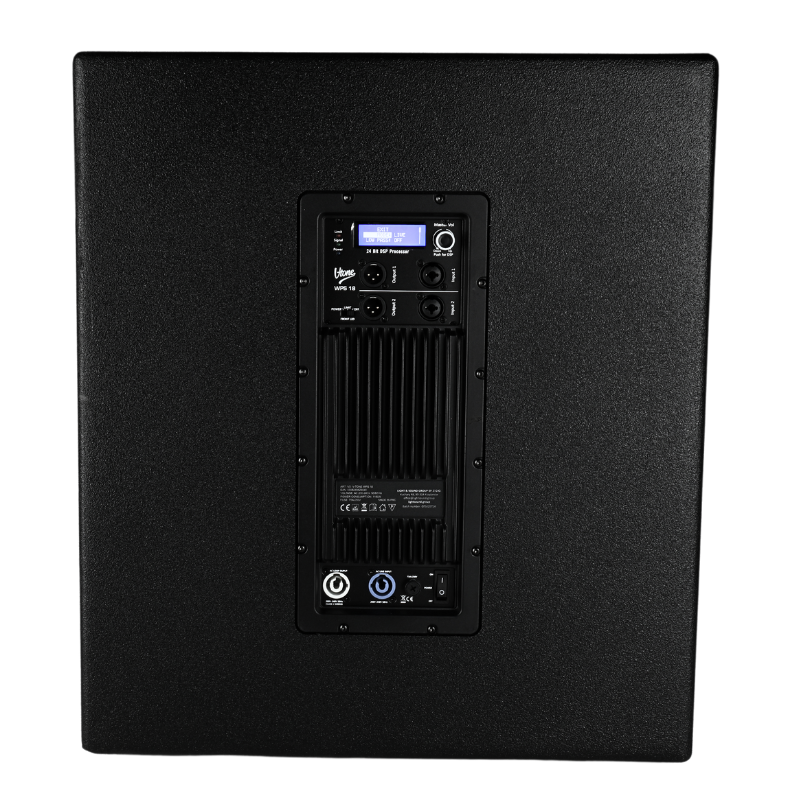 V-TONE WPS 18 subwoofer aktywny bas profesjonalny sceniczny 18" DSP 600W RMS - 5 - Niskotonowe aktywne - Solidnie wykonany, prof