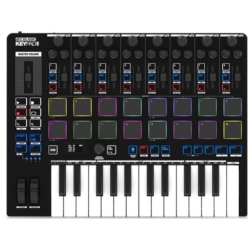 Reloop Keypad Pro - kontroler studyjny USB-MIDI DAW - 1 - Klawiatury, Kontrolery MIDI - 