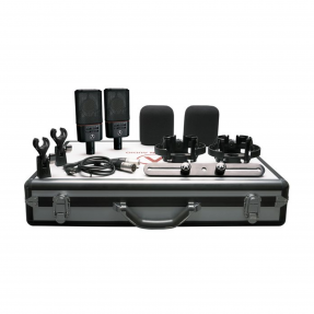 Austrian Audio OC818 Black Dual Set Plus - Zestaw wielkomembranowych mikrofonów pojemnościowych