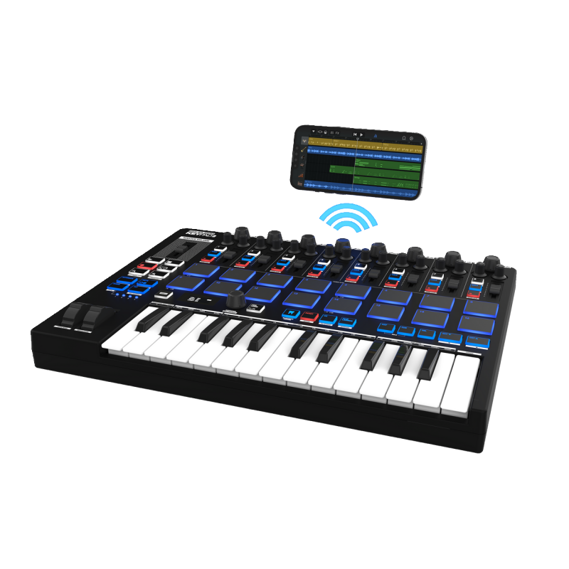 Reloop Keypad Pro - kontroler studyjny USB-MIDI DAW - 6 - Klawiatury, Kontrolery MIDI - Kompaktowa stacja robocza DAW może dział