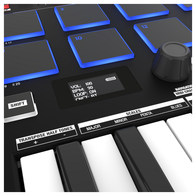 Reloop Keypad Pro - kontroler studyjny USB-MIDI DAW - 7 - Klawiatury, Kontrolery MIDI - Kompaktowa stacja robocza DAW może dział