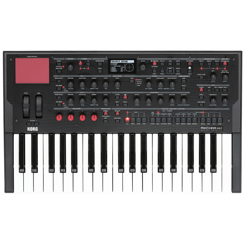 Korg Modwave mk II - syntezator - 1 - Syntezatory - Syntezator Korg modwave mk II oferuje jeszcze więcej w zakresie modulacji, s Korg Modwave mk II - syntezator - 1 - Syntezatory - Syntezator Korg modwave mk II oferuje jeszcze więcej w zakresie modulacji, s