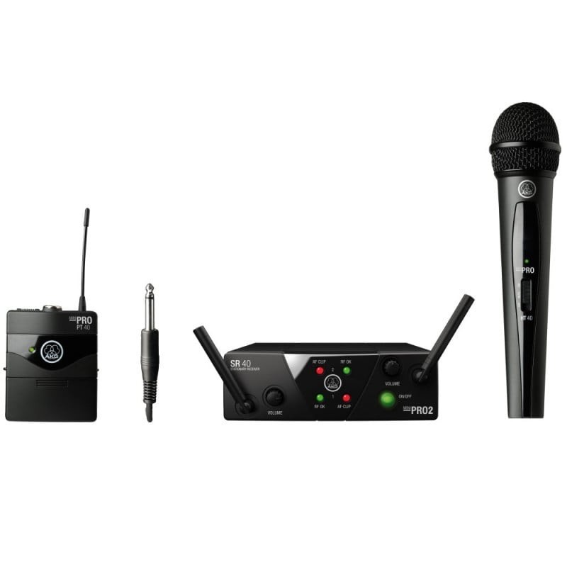 AKG WMS40 Mini2 Mix Set BD US25A/C - Mikrofonowy zestaw bezprzewodowy 537,5-539,3 MHz