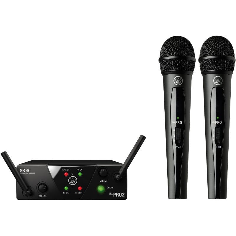 AKG WMS40 Mini2 Vocal Set BD US25A/C - Mikrofonowy zestaw bezprzewodowy 537,5-539,3 MHz