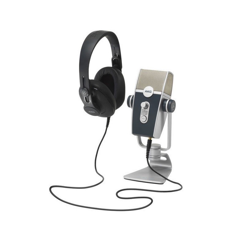 AKG Podcaster Essentials Kit - mikrofon + słuchawki