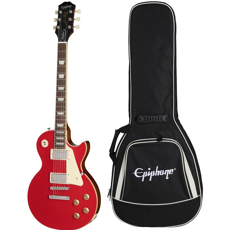 Epiphone Les Paul Standard 50s Cardinal Red - gitara elektryczna + pokrowiec - 1 - Gitary elektryczne - Gitara elektryczna Epiph