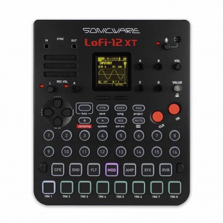 Sonicware Lofi-12 XT Cyfrowy sampler Lo-Fi - 1 - Samplery, Grooveboxy - Cyfrowy sampler Lo-Fi Sonicware Lofi-12 XT