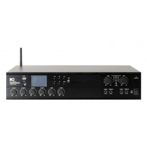 ITC Audio T-2120UC Centrala nagłośnienia 2x120 W - 1 - Centrale nagłośnieniowe - Centrala nagłośnienia 2x120 W posiada cztery ko