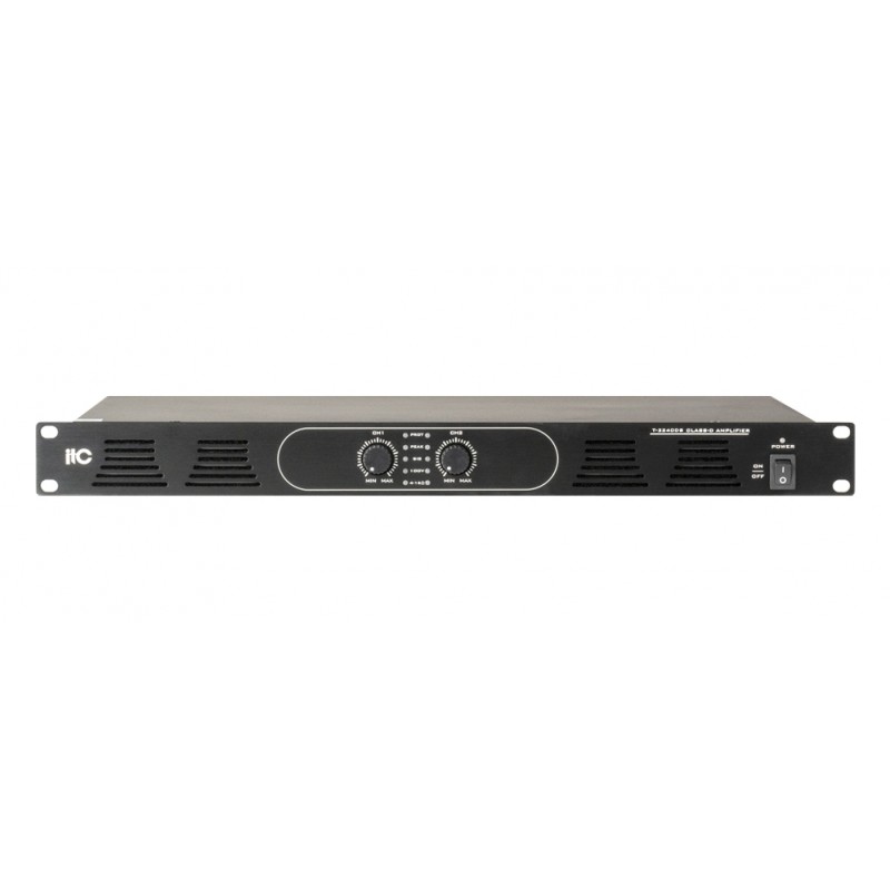 ITC Audio T-2350DS - Wzmacniacz mocy 2 x 350W Klasa D - 1 - Wzmacniacze instalacyjne - Profesjonalny, podwójny wzmacniacz PA do ITC Audio T-2350DS - Wzmacniacz mocy 2 x 350W Klasa D - 1 - Wzmacniacze instalacyjne - Profesjonalny, podwójny wzmacniacz PA do