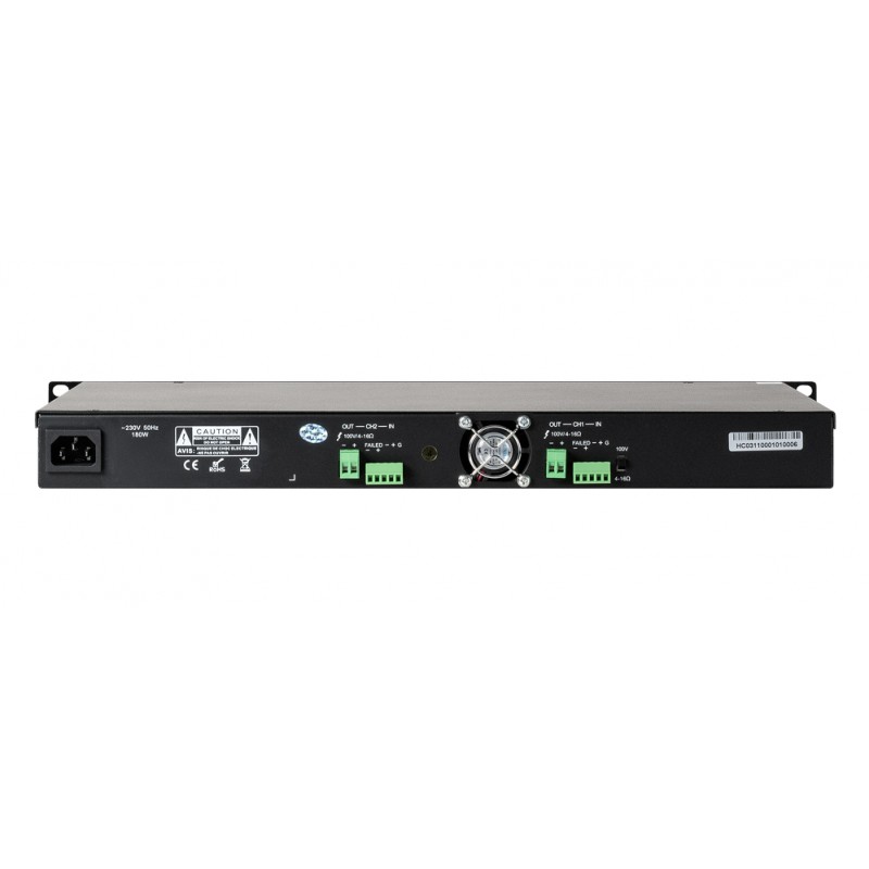 ITC Audio T-2350DS - Wzmacniacz mocy 2 x 350W Klasa D - 2 - Wzmacniacze instalacyjne - Profesjonalny, podwójny wzmacniacz PA do ITC Audio T-2350DS - Wzmacniacz mocy 2 x 350W Klasa D - 2 - Wzmacniacze instalacyjne - Profesjonalny, podwójny wzmacniacz PA do